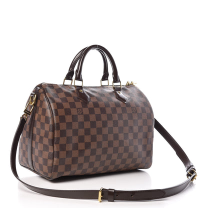 Louis Vuitton Damier Ebene Speedy Bandouliere 30 3 of 9