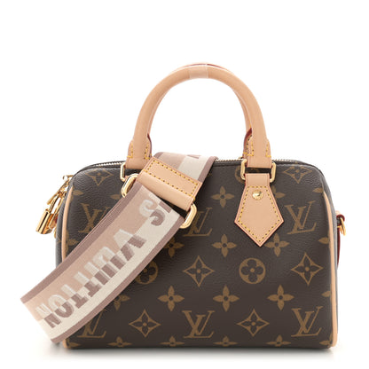Louis Vuitton Monogram Speedy Bandouliere 20 Beige 1 of 9