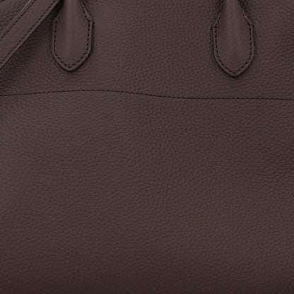 The Row Matte Grained Calfskin Soft Margaux 12 Deep Brown 7 of 9