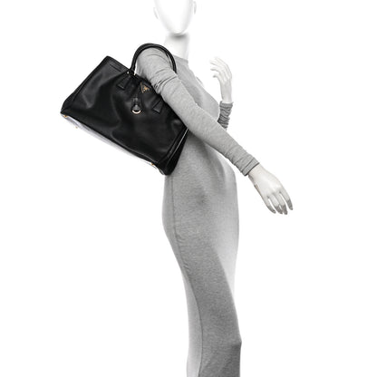 Prada Saffiano Lux Large Tote Black 2 of 11