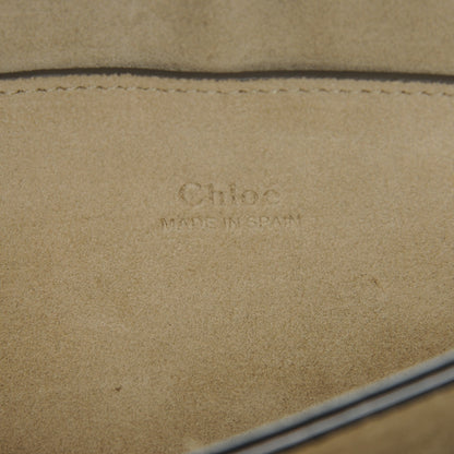 Chloe Suede Calfskin Small Faye Shoulder Bag Tobacco 5 of 10