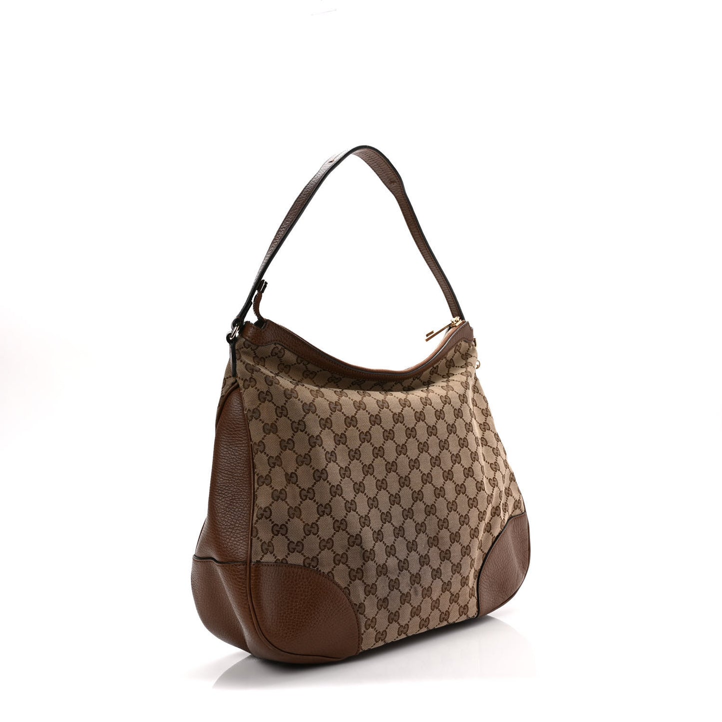 Soft GG Monogram Large Margaux Hobo Brown