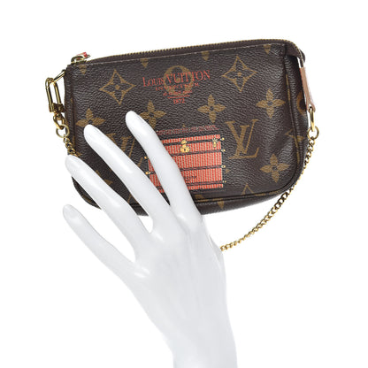 Louis Vuitton Monogram Trunks and Locks Mini Pochette Accessories 2 of 10
