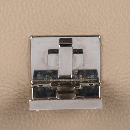 Celine Drummed Calfskin Suede Medium Trapeze Dune 5 of 8