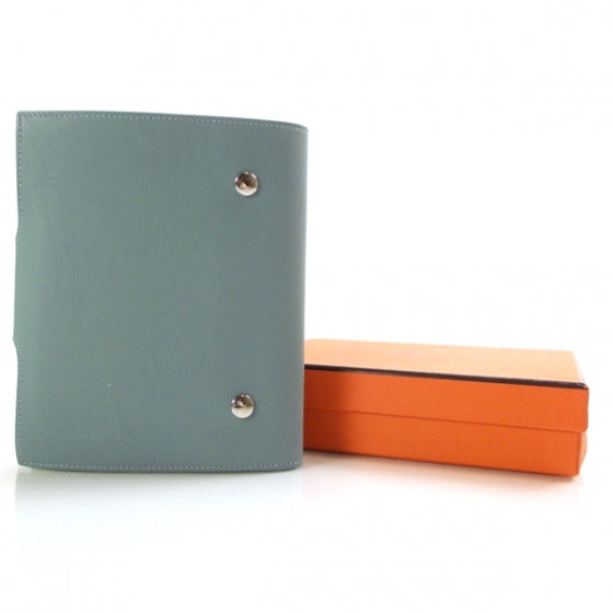Leather Ulysse PM Notebook Cover w Address Booklet Ciel