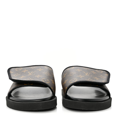 Louis Vuitton Monogram Mens Miami Mule 12 Black 2 of 8