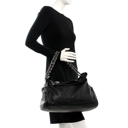 Chanel Lambskin Large Ultimate Soft Tote Black 2 of 7
