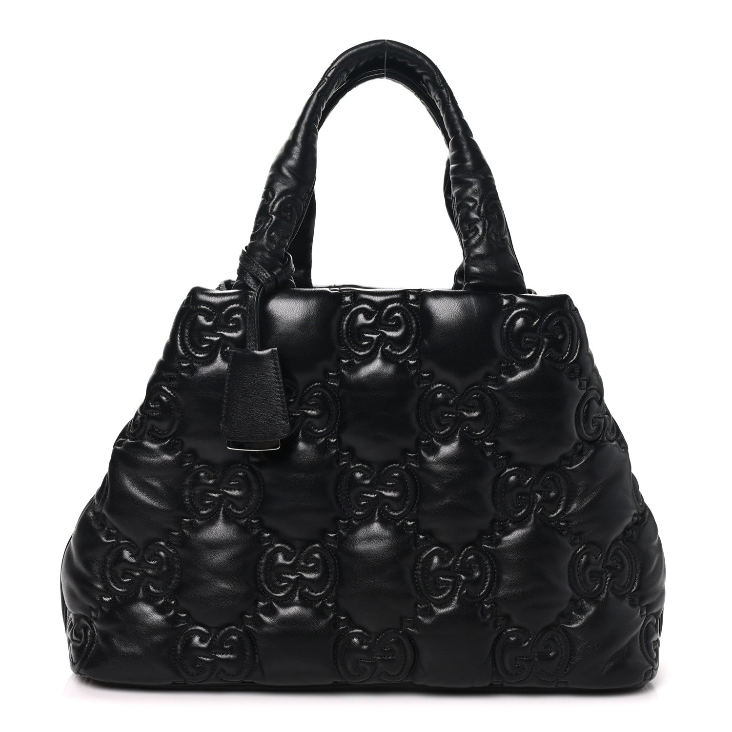 Gucci Calfskin GG Matelasse Large Tote Black 1 of 10
