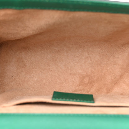 Gucci Calfskin Studded Small Padlock Shoulder Bag Emerald 5 of 14