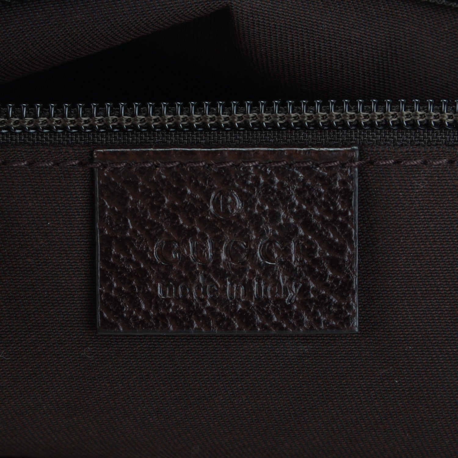 Gucci Monogram Web Medium Half Moon Hobo Dark Brown 6 of 7