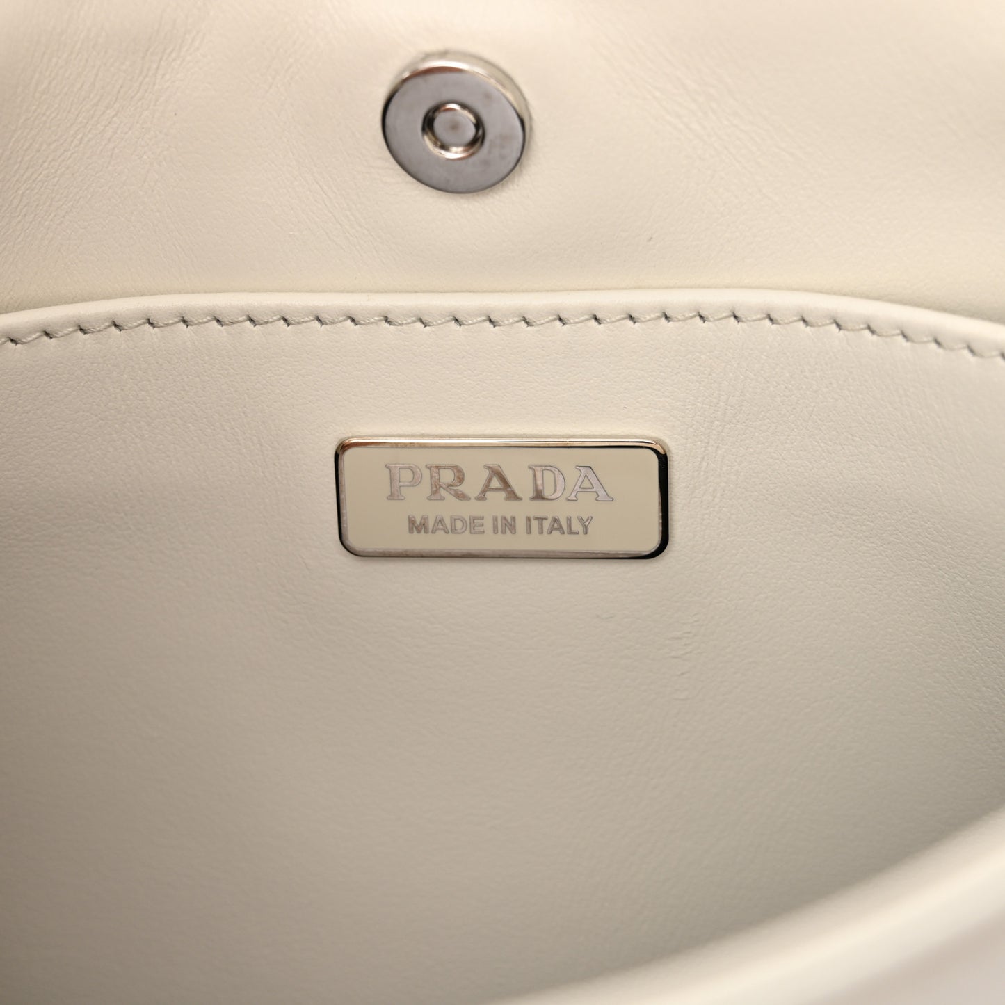 Spazzolato Cleo Shoulder Bag White