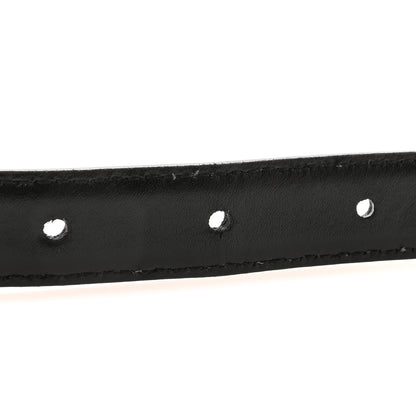 Celine Box Calfskin Small 18mm Triomphe 80 32 Belt Black 4 of 6