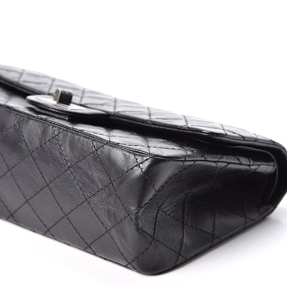 Chanel Aged Calfskin Quilted 2.55 Reissue 225 Flap Black 9 of 10