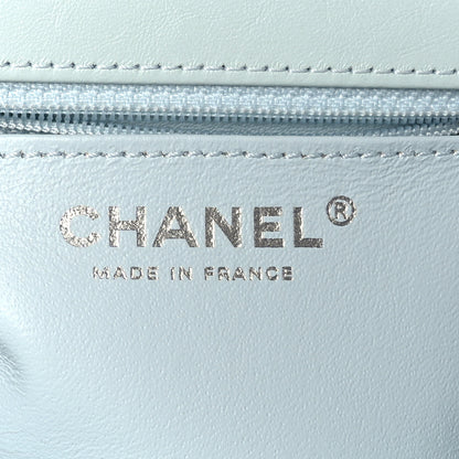 Chanel Aged Calfskin Chevron Quilted 2.55 Reissue Mini Flap Light Blue 6 of 10