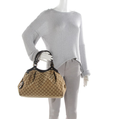 Gucci Monogram Medium Sukey Tote Dark Brown 2 of 7