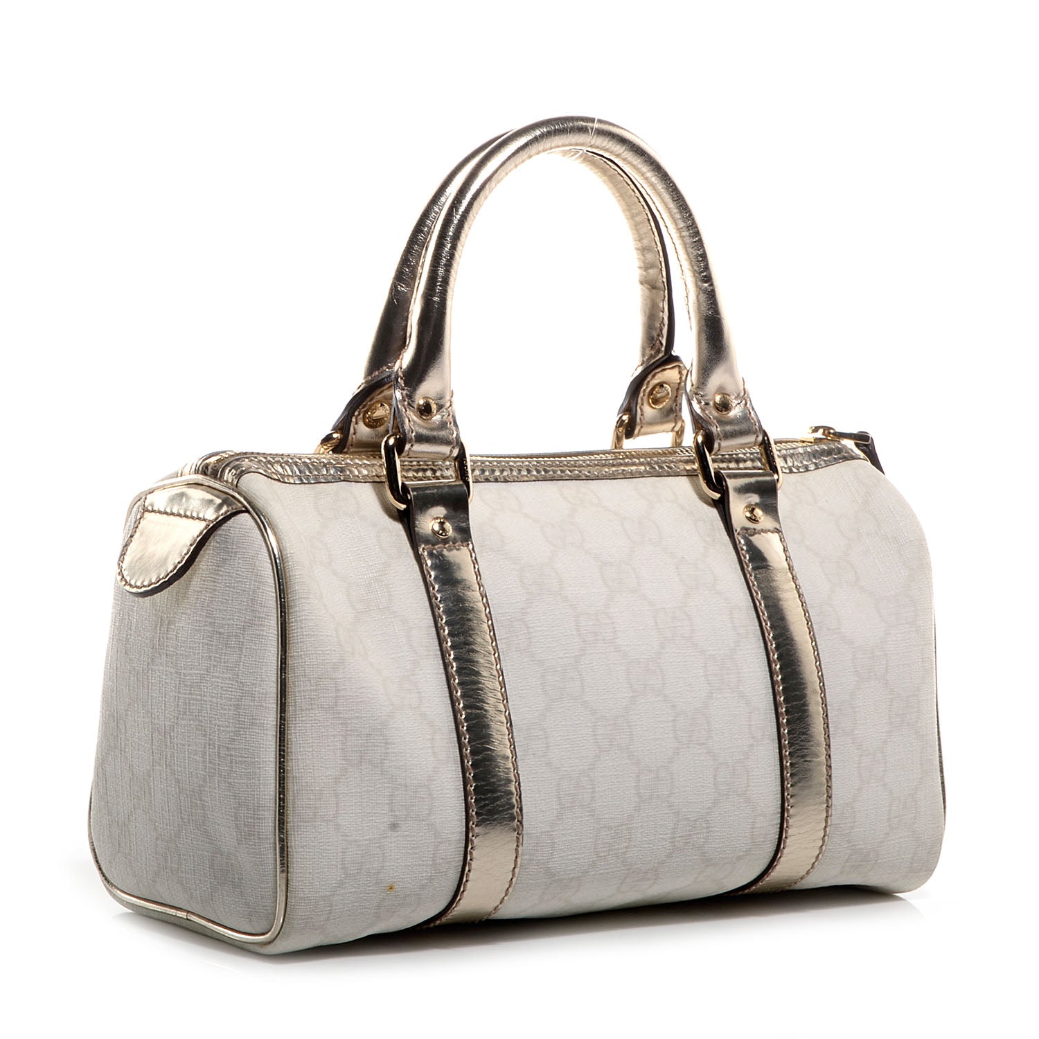 Gucci GG Plus Monogram Small Joy Boston Metallic 3 of 7