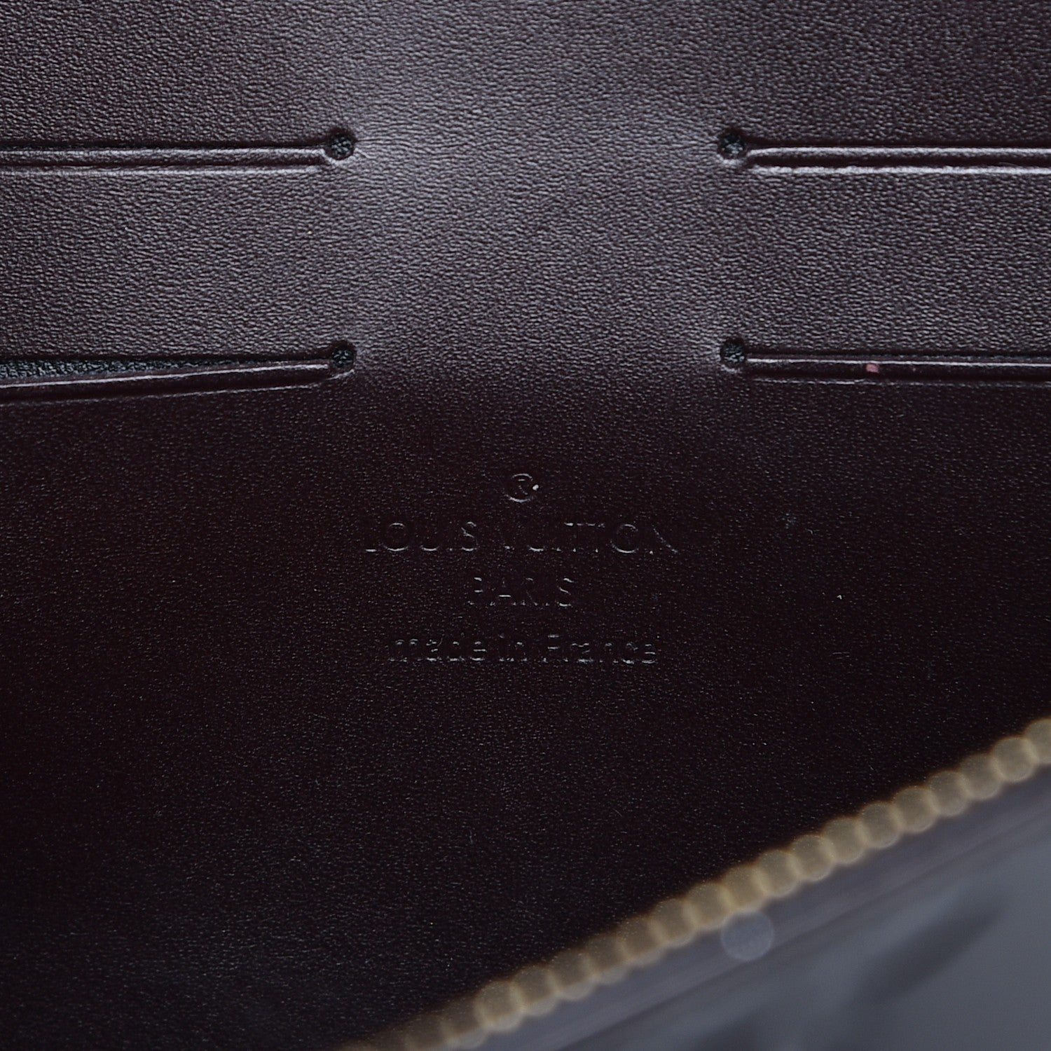Louis Vuitton Vernis Robertson Clutch Amarante 6 of 7