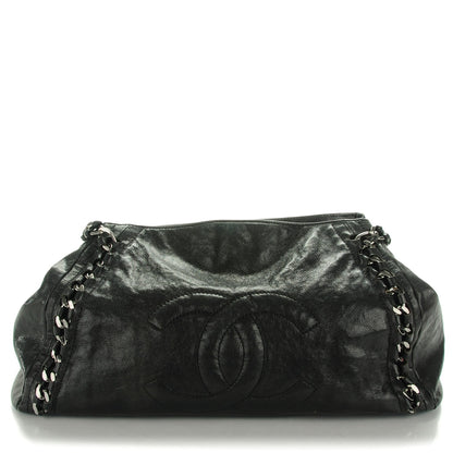 Chanel Glazed Caviar East West Modern Chain Tote Black 1 of 8