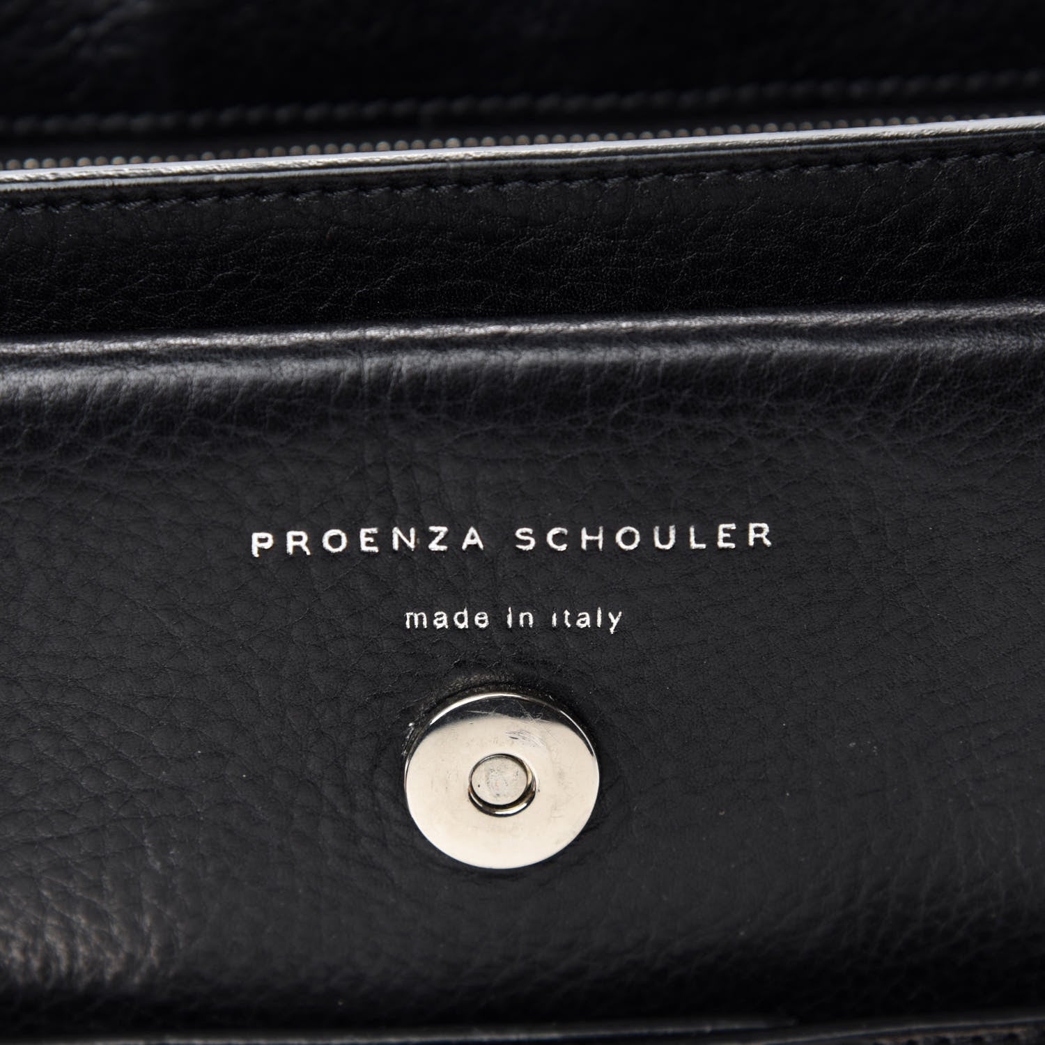 Proenza Schouler Calfskin PS11 Classic Shoulder Bag Black 9 of 11