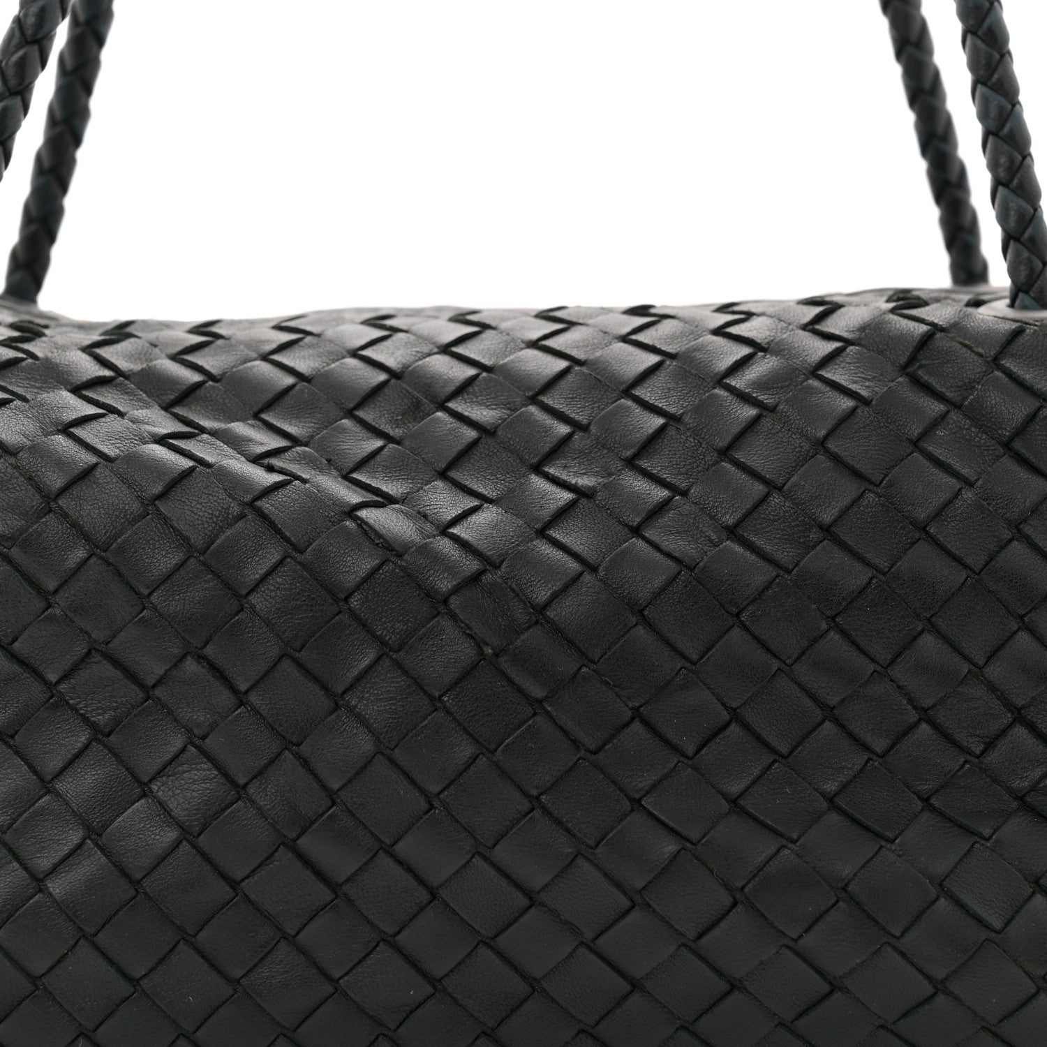Bottega Veneta Nappa Intrecciato Satchel  Black 7 of 10