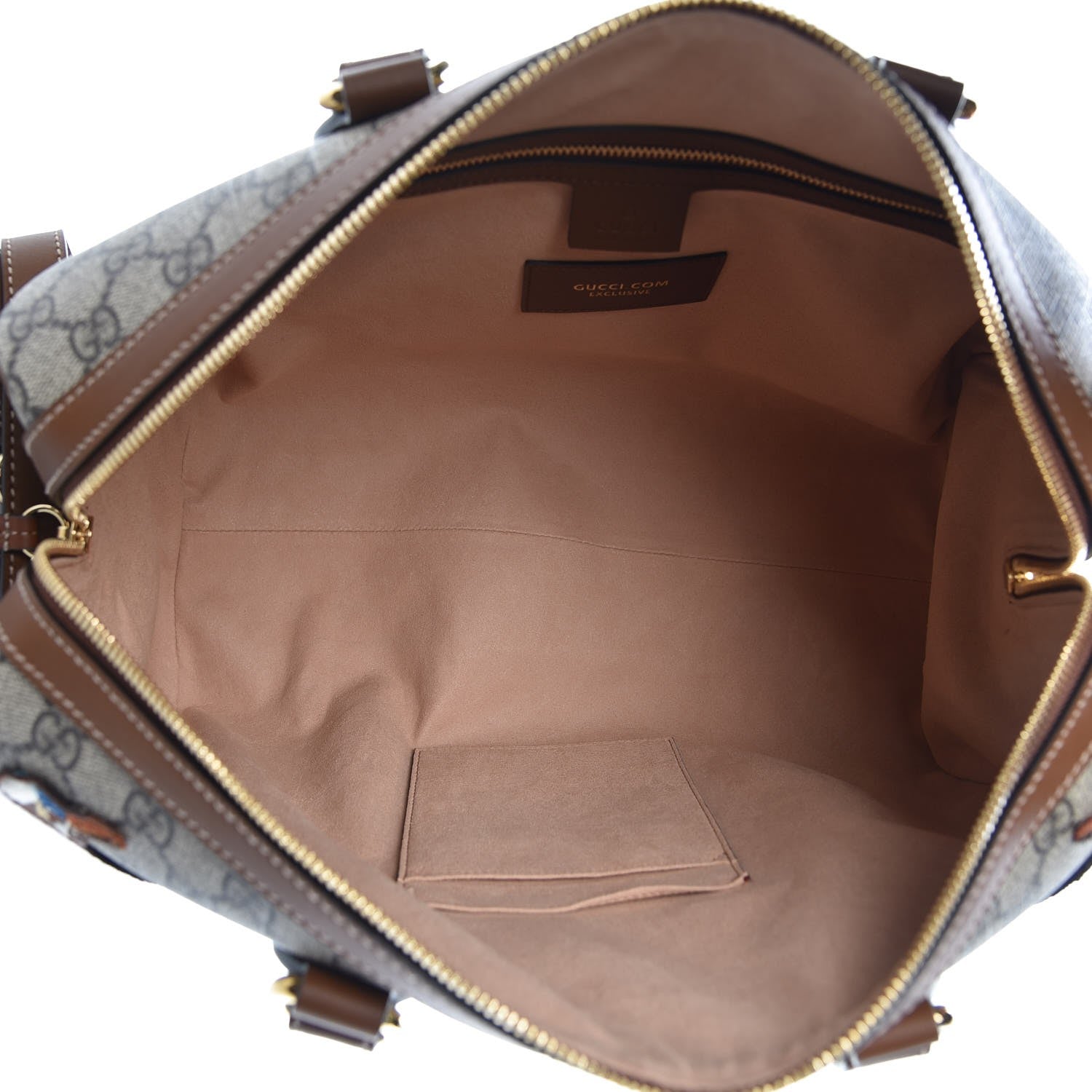 Gucci GG Supreme Monogram Garden Collection Medium Boston Beige Tuscany 6 of 16