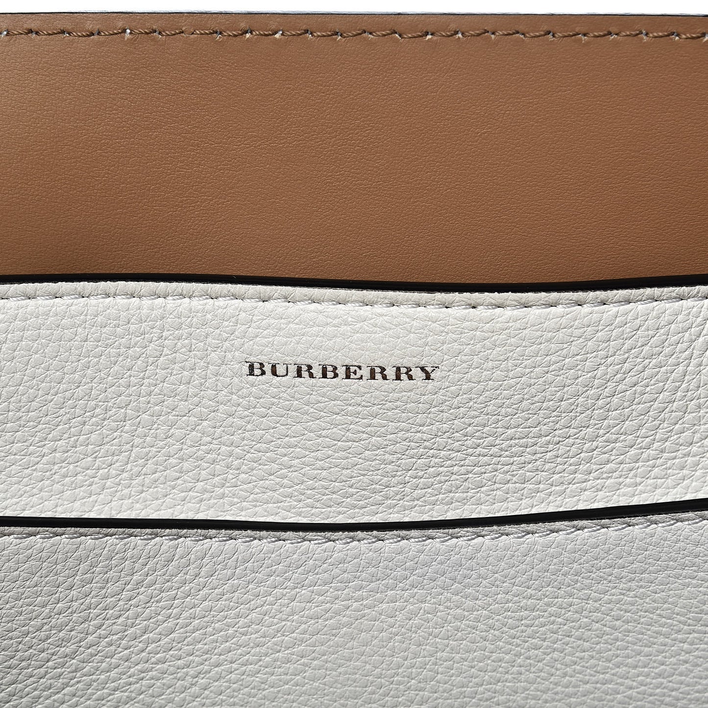 Soft Grain Calfskin Medium Belt Bag Light Camel Chalk White