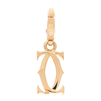 Cartier 18K Yellow Gold Logo Charm 3 of 5