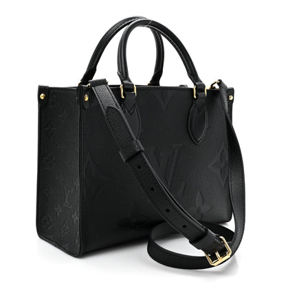 Louis Vuitton Empreinte Monogram Giant Onthego PM Black 3 of 12