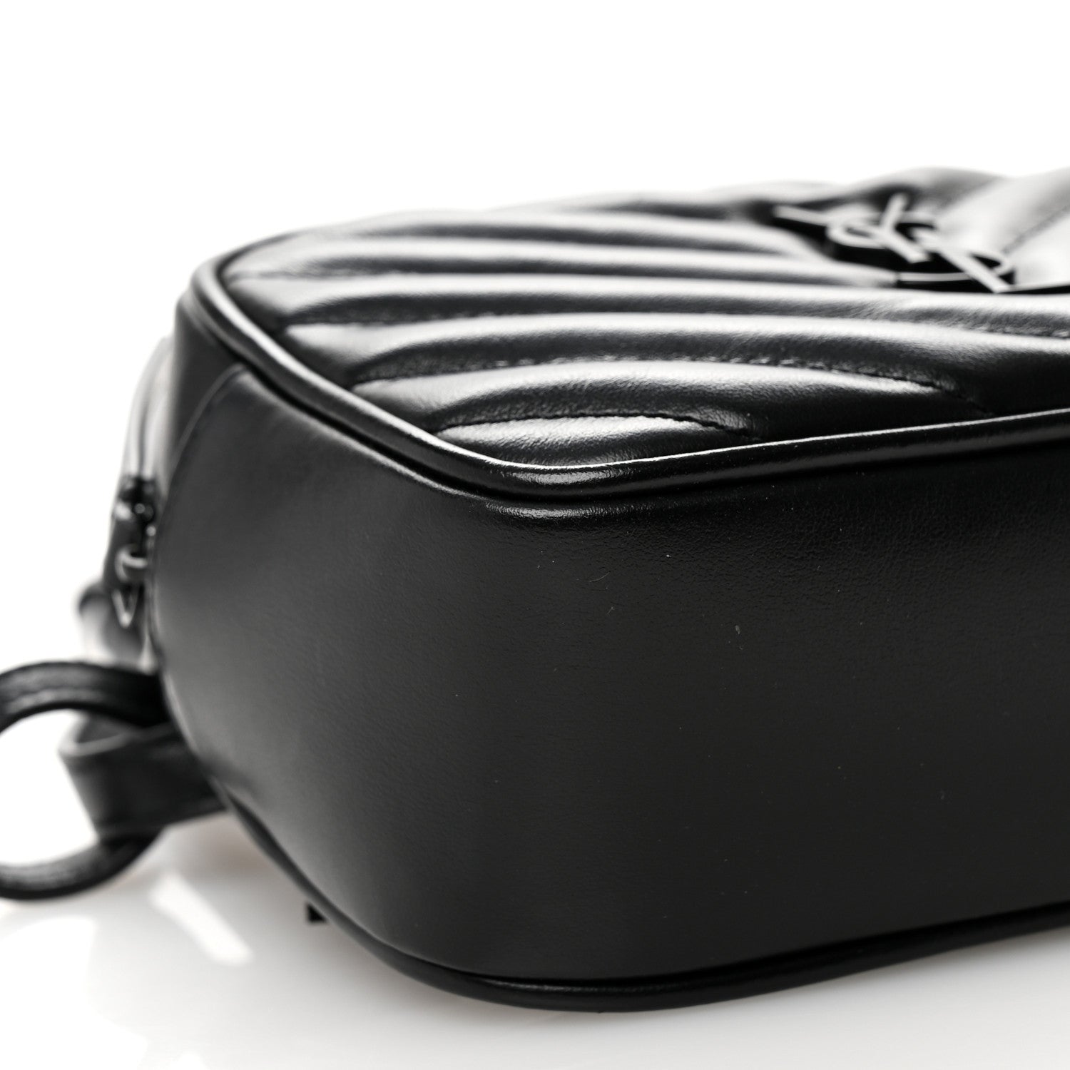 Saint Laurent Calfskin Matelasse Monogram Lou Belt Bag Black 9 of 10