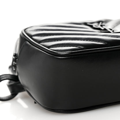 Saint Laurent Calfskin Matelasse Monogram Lou Belt Bag Black 9 of 10
