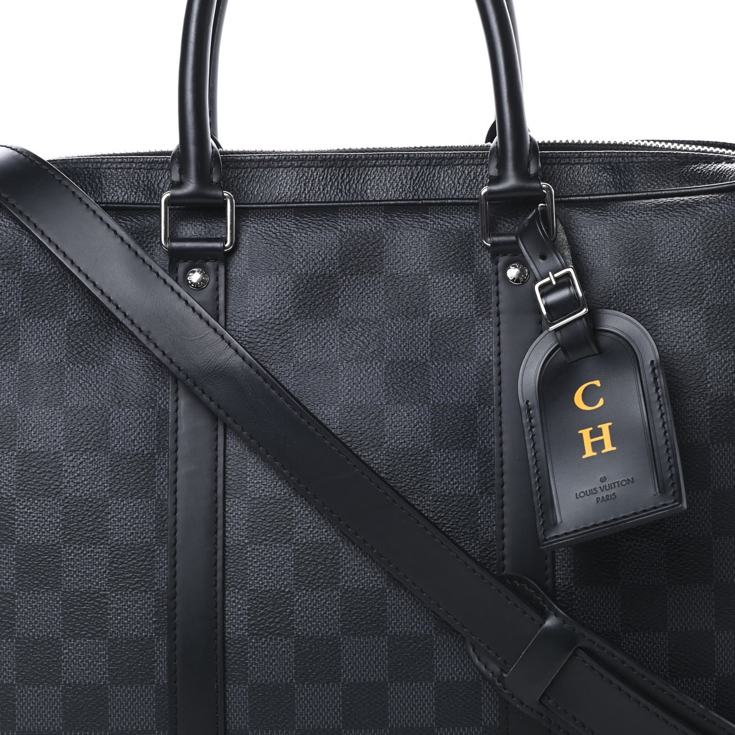Damier Graphite Porte Documents Voyage PM
