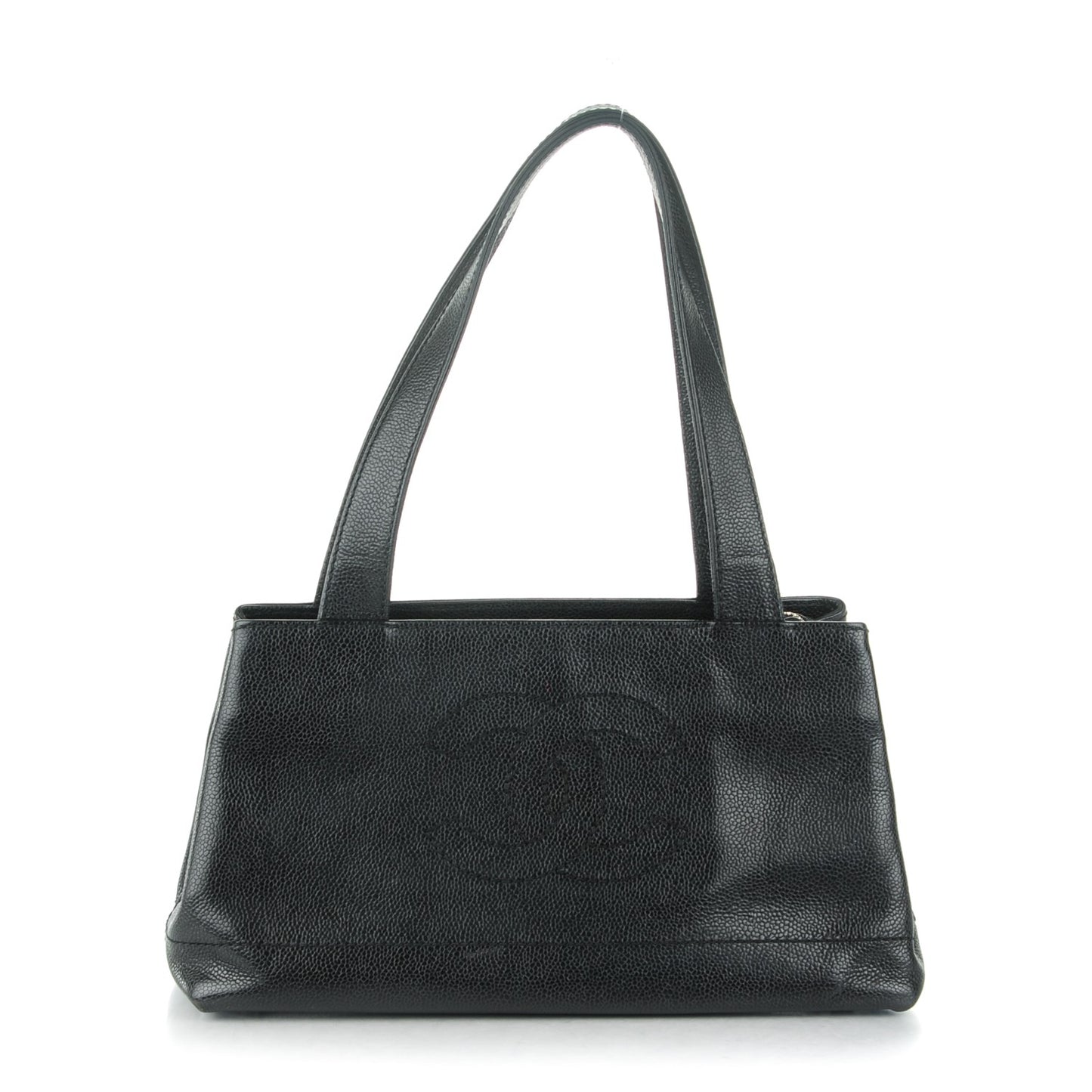 Caviar CC Shoulder Bag Black