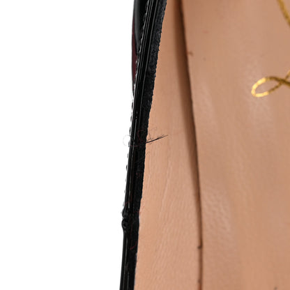 Christian Louboutin Patent Lady Peep 150 Pumps 38 Black 9 of 11