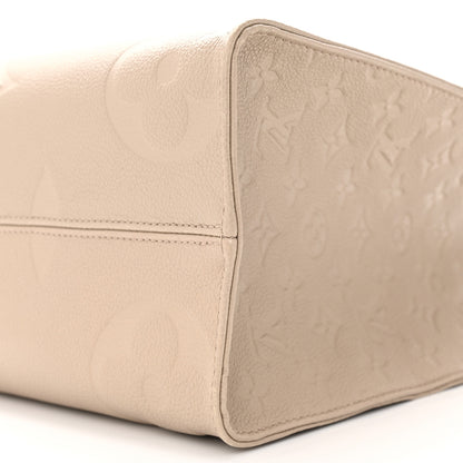 Louis Vuitton Empreinte Monogram Giant Onthego MM Tourterelle 9 of 12