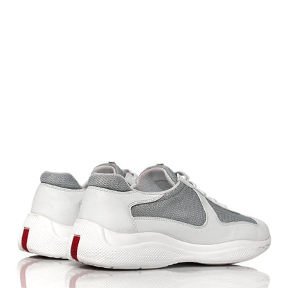 Prada Mesh Neoprene America’s Cup Sneakers 40 White 4 of 7