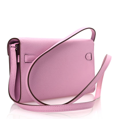 Hermes Epsom Kelly To Go Wallet Mauve Sylvestre 3 of 11