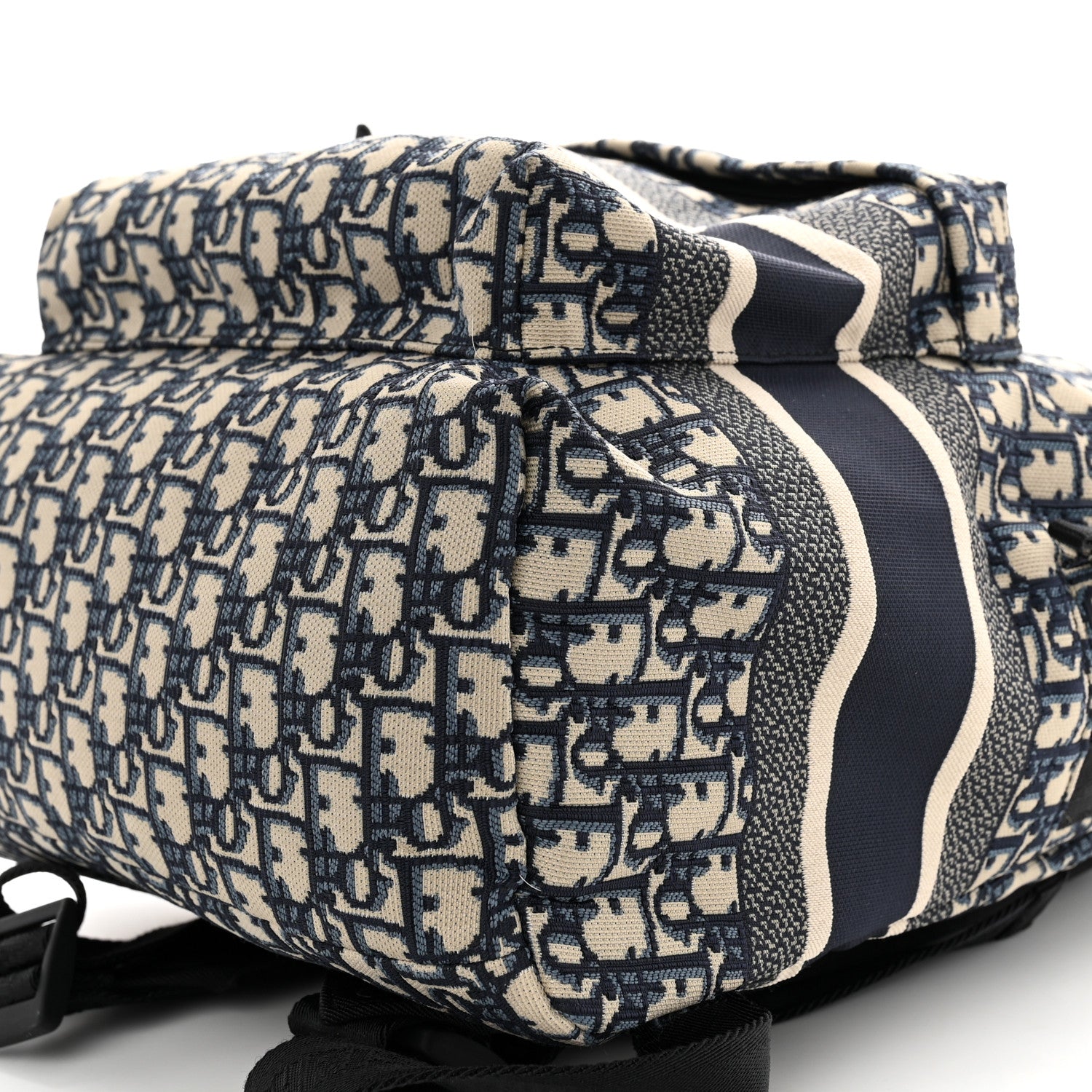 Christian Dior Oblique Diortravel Backpack Blue 10 of 12