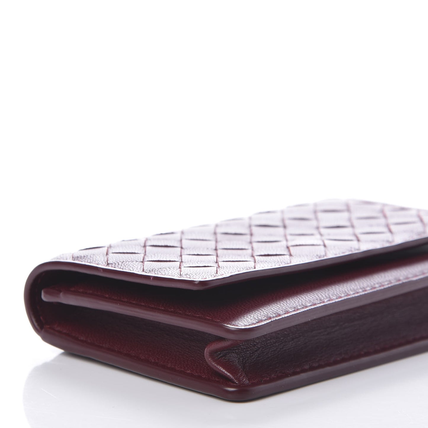 Nappa Intrecciato Card Holder Gigolo Red