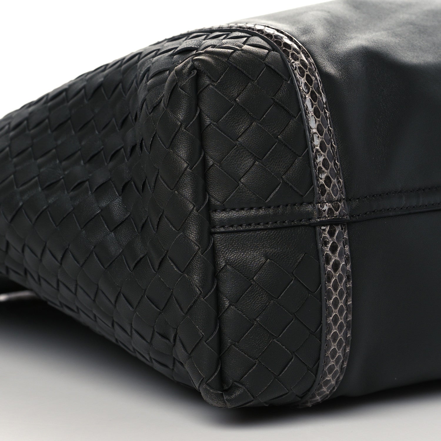 Bottega Veneta Nappa Ayers Intrecciato Tote Grey 9 of 10