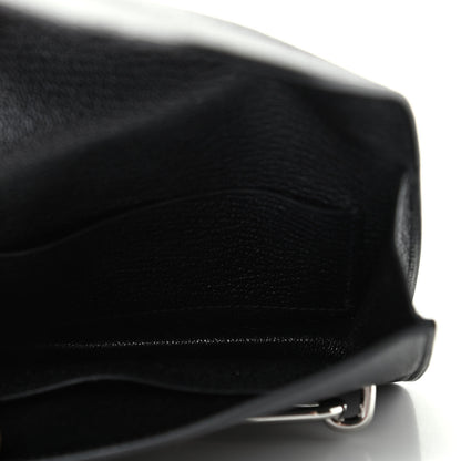 Hermes Chevre Mysore Roulis Slim Wallet Black 6 of 8