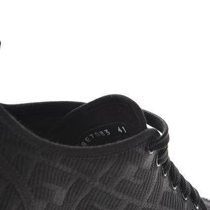 Fendi Corda FF Promenade Low Top Sneakers 41 Black 9 of 10