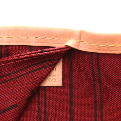Louis Vuitton Monogram My LV Heritage Neverfull MM Burgundy Orange 8 of 12