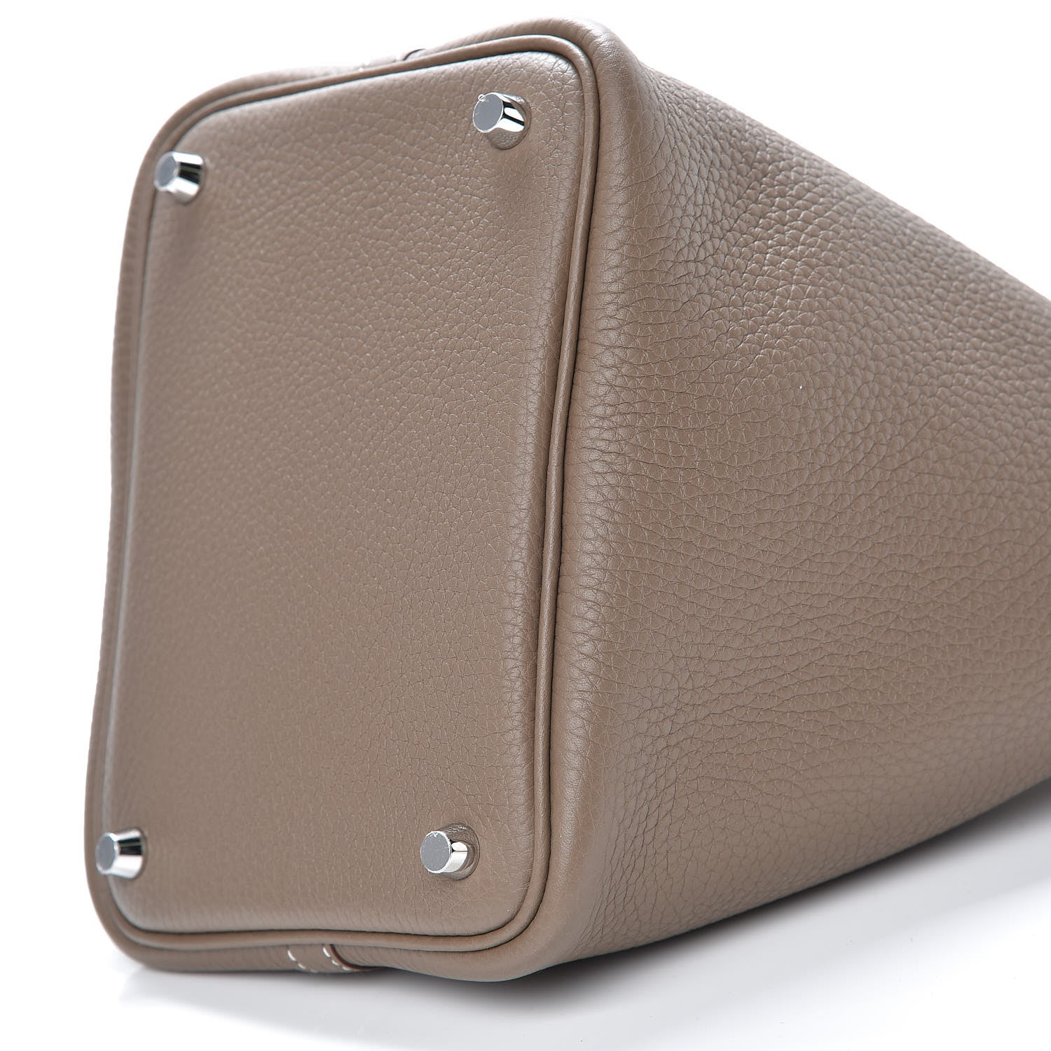 Hermes Taurillon Clemence Picotin Lock 18 PM Etoupe 9 of 9