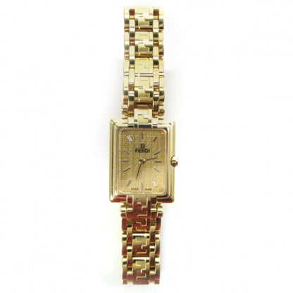 Fendi Stainless Steel 22mm Orologi Quartz Watch Gold 1 of 6