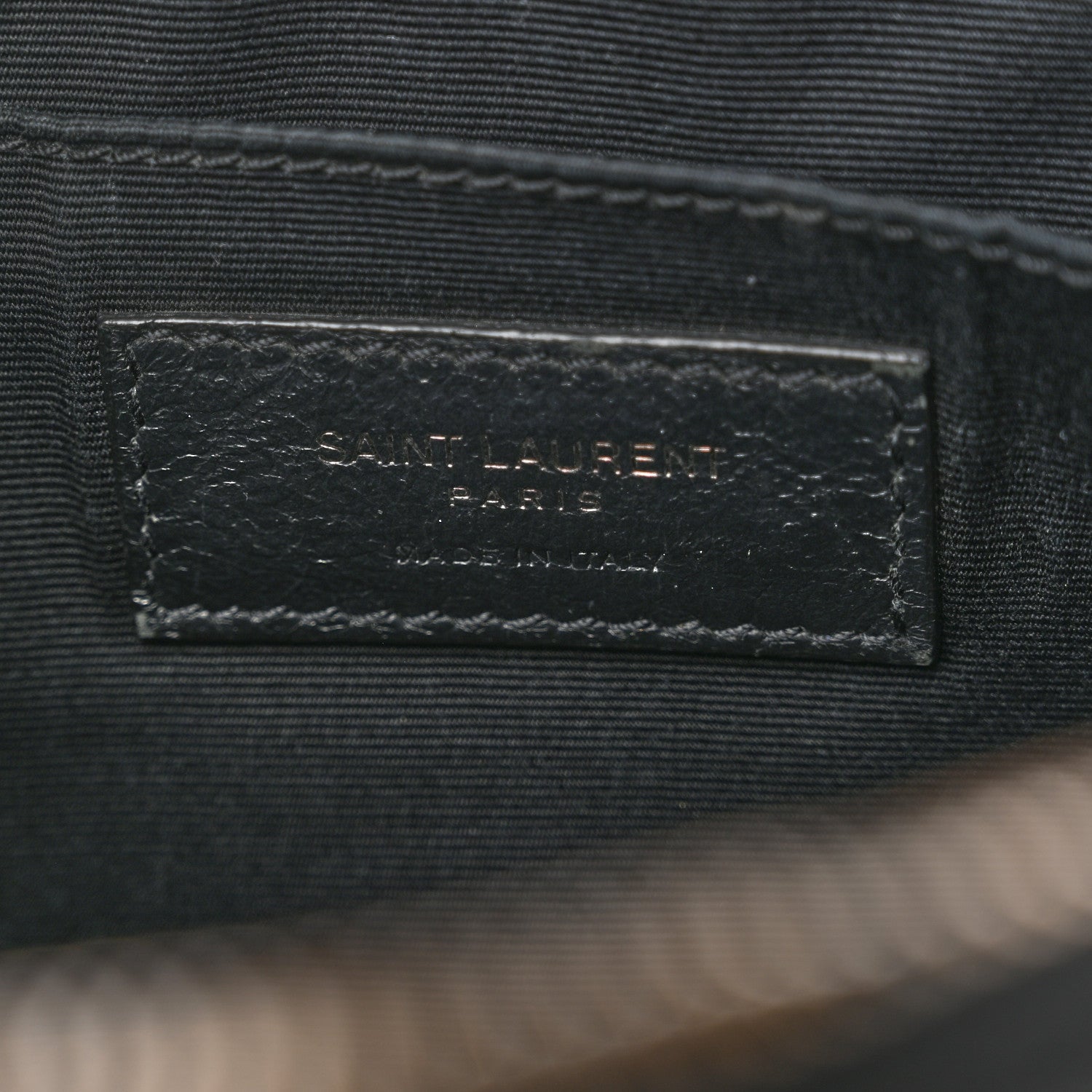 Saint Laurent Calfskin Matelasse Monogram Lou Camera Bag Black 6 of 12