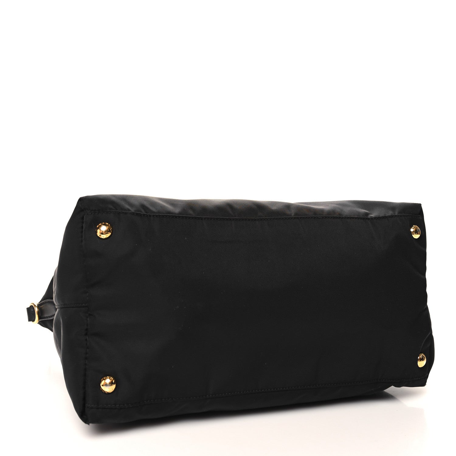 Prada Tessuto Nylon Saffiano Tote Black 4 of 10