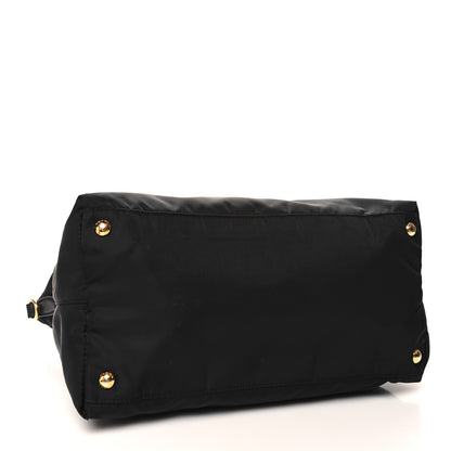 Prada Tessuto Nylon Saffiano Tote Black 4 of 10