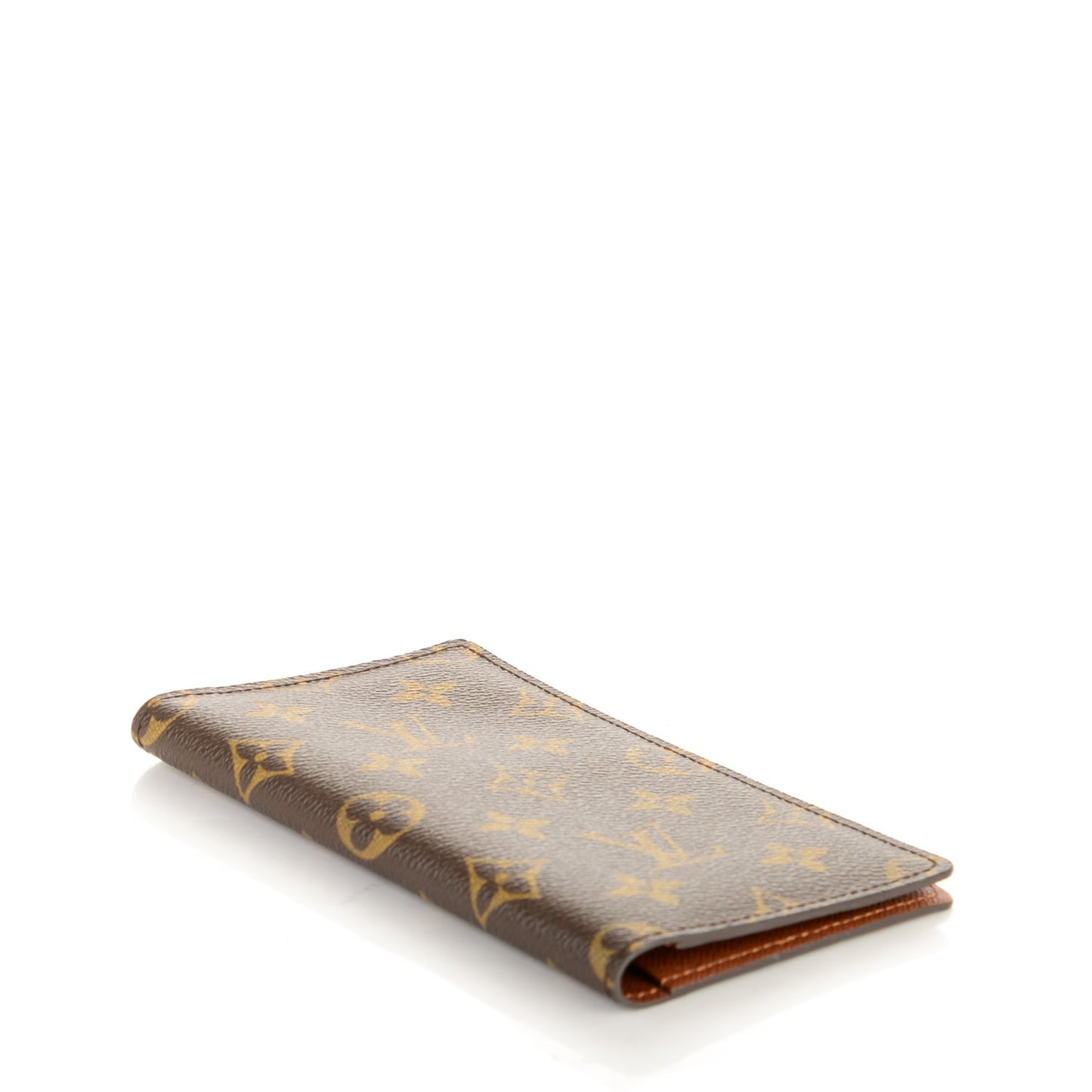 Monogram Checkbook Holder Wallet