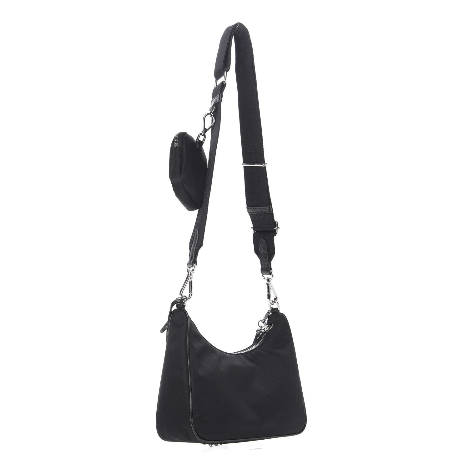 Prada Nylon Re-Edition 2005 Shoulder Bag Black 3 of 9