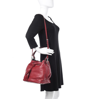 Prada Soft Calfskin Bucket Bag Rubino 2 of 17